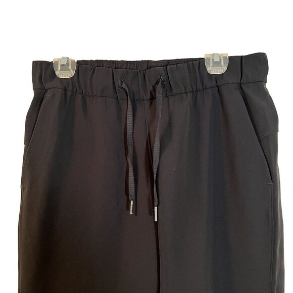 Lululemon Pants On The Fly 7/8 Crop Pant Woven Black‎ Size 8 - Picture 4 of 10